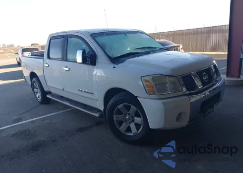 2005 Nissan Titan Le from USA, damaged, VIN 1N6AA07A75N550755